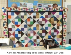 Sharon Stitchers' quilt small P1040662